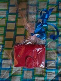 Mini portafoglio rosso Compatto 