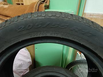 set gomme invernali T-cross Pirelli sotto zero