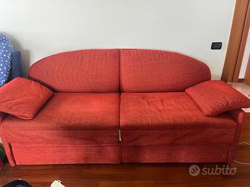 Divano letto con cassettiera