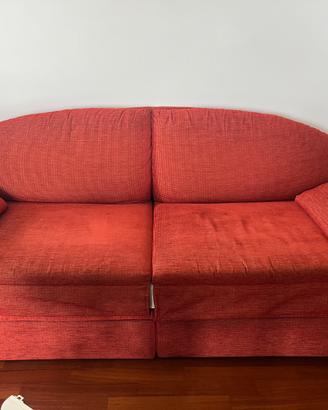 Divano letto con cassettiera