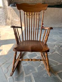 Sedia a dondolo d’epoca