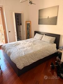 Letto IKEA e mobile/ libreria