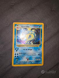Carta Pokémon Gyarados set base holo ita