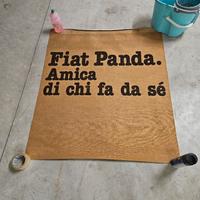 manifesto pubblicitario fiat panda