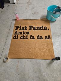 manifesto pubblicitario fiat panda