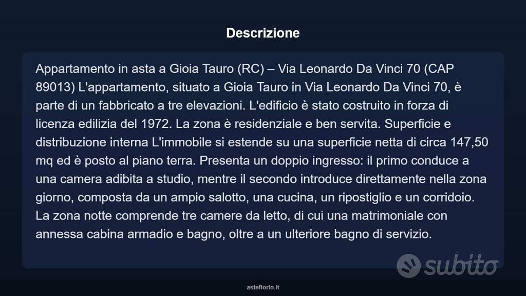 Appartamento – Gioia Tauro, Reggio Calabria - Vista 3