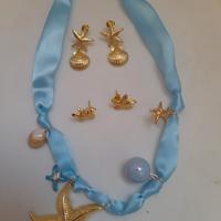 collana e orecchini estivi