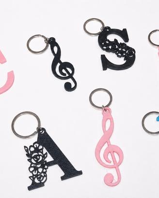 Portachiavi personalizzati con iniziali e simboli