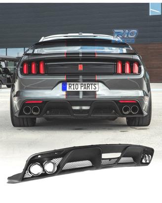 DIFUSORE FORD MUSTANG 15-17 LOOK GT350 + TERMINALI