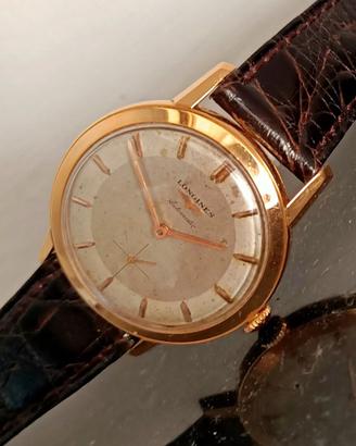 Longines Oro 18 kt vintage anni 50 orologio uomo