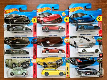 9 Hot Wheels TOP (Ferrari, Lamborghini...)