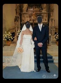 Abito da sposa sartoriale stile sirena