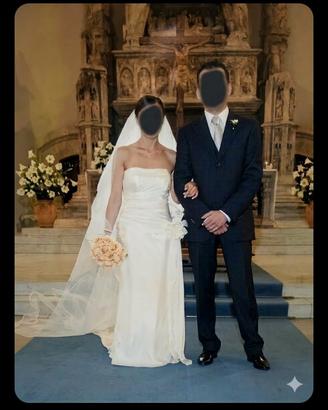 Abito da sposa sartoriale stile sirena