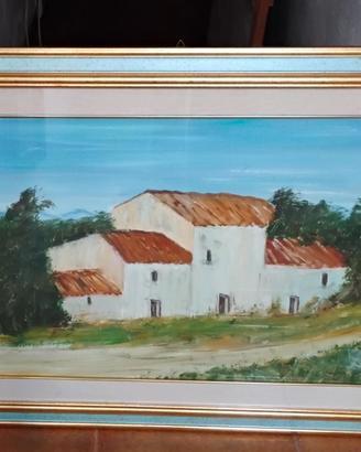 Pittore Sardo Quadro vintage pronto all' uso