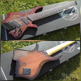 Basso senza testa artigianale liuteria headless