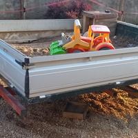 Sabbiera rimorchio cassone sponde ape tm