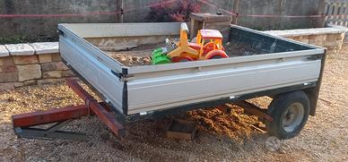 Sabbiera rimorchio cassone sponde ape tm