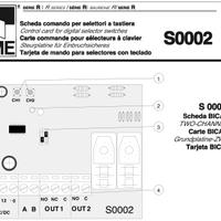 Scheda comando per selettori a tastiera CAME S0002