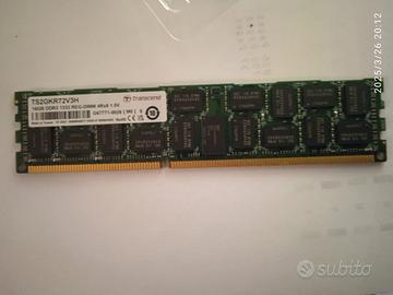Memoria RAM TRASCEND 16G8 DDR3 1333 REG-DIMM 4Rx8