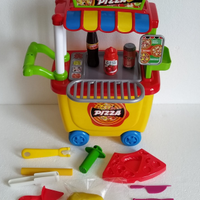 Playset Didò pongo carrello pizza gioco formine