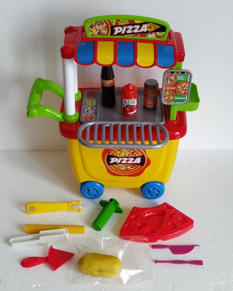 Playset Didò pongo carrello pizza gioco formine