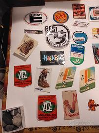 Lotto 2 Adesivi Vintage Anni 80