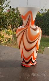 Carlo Moretti - Vaso in vetro opalino di Murano