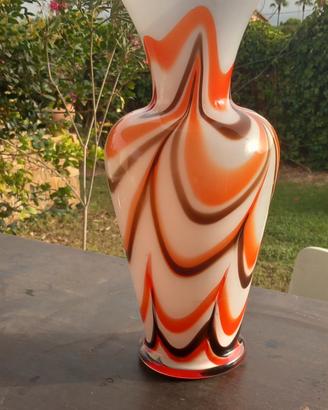 Carlo Moretti - Vaso in vetro opalino di Murano