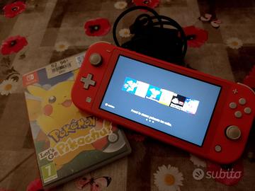 Nintendo Switch + Pokemon Let's go Pikachu