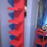 Mobile Scaffale Ikea Rosso