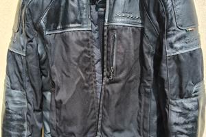 completo moto misto pelle