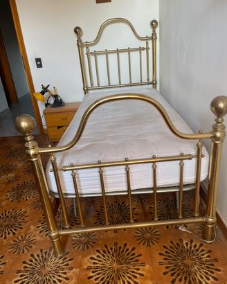 Letto in Ottone Vintage