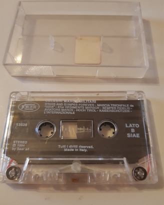 Musicassette originali varie senza cover