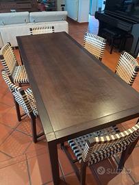 Set tavolo e 6 sedie Gervasoni