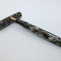 Stupenda antica penna Inglese pennino oro 14 ct.