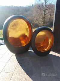 2 Porta candela di design esterno ed interno nuovi