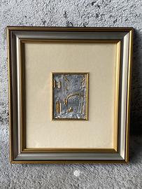 Placca GOLDEN Argento 925 con Punzoni Visibili