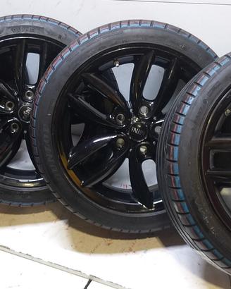 4 GOMME E CERCHI MINI COOPER DUNLOP RFT 205 45 17 