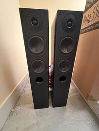 Casse diffusori, amplificatore, subwoofer