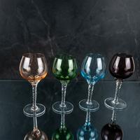 Set 4 Bicchieri Murano Vintage Anni '60/'70