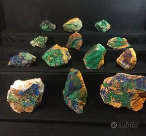 minerali malachite/azzurrite 