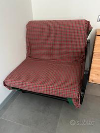 Divano letto pieghevole + materasso