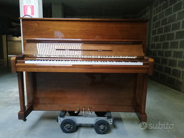 Pianoforte verticale melford noce biondo lucido