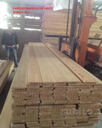 Parquet massello di larice prezzi