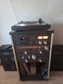 Impianto HiFi Vintage TELEFUNKEN Completo