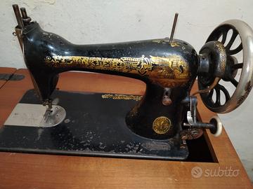 Macchina da Cucire d'Epoca Singer Modello 27/28 "S