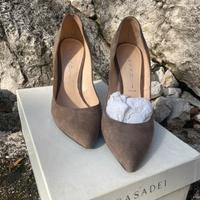 Casadei tacco in camoscio
