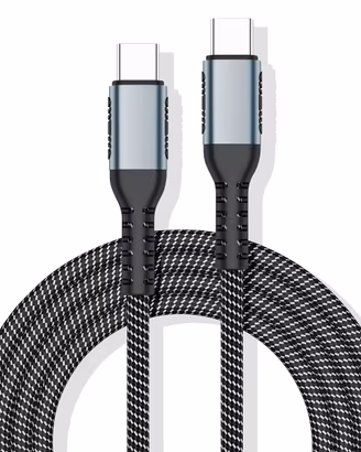 STOCK 114 cavi USB-C 100W E-Marker nylon NUOVI