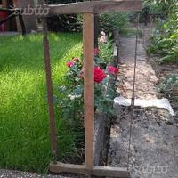 Antica sega in legno