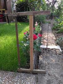 Antica sega in legno